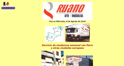 Desktop Screenshot of mudanzasruano.com